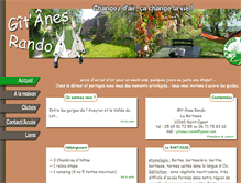 Tablet Screenshot of gitanes-rando.com